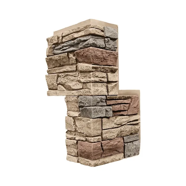 GenStone Desert Sunrise Outside Corner Stacked Stone G2SSDSC