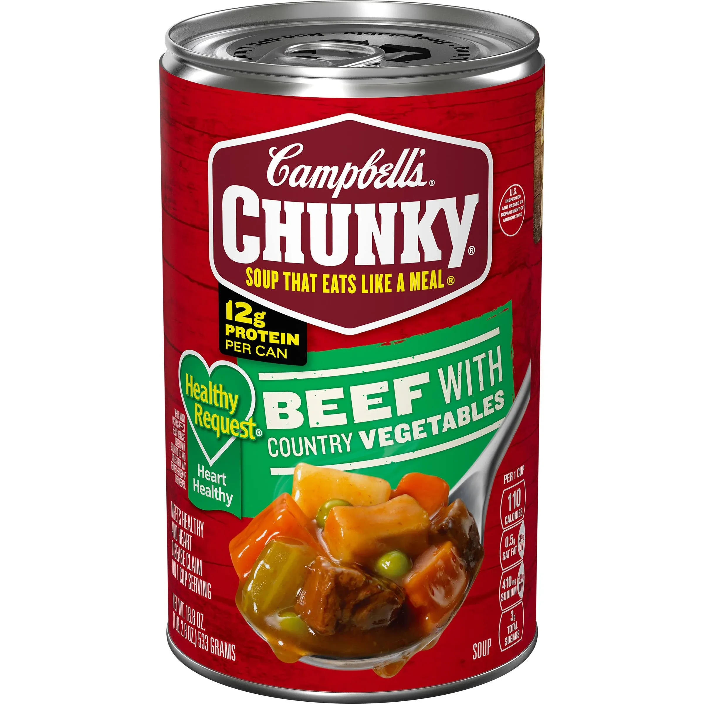 Campbell's Chunky Beef with Country Vegetables Soup, 18.8 oz.