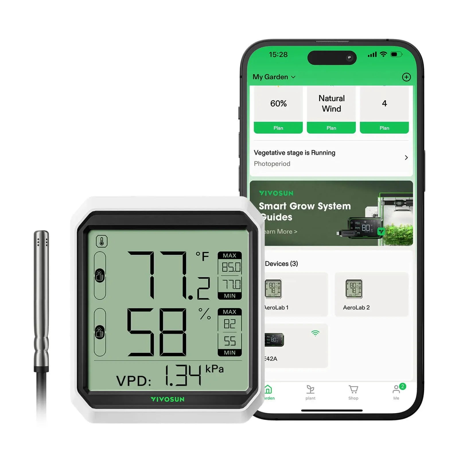 AeroLab Bluetooth Hygrometer Thermometer