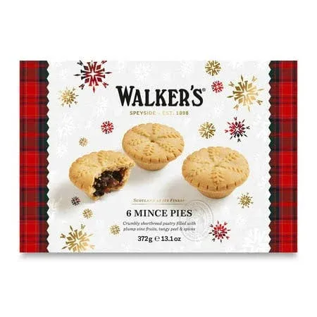 Walkers Mince Pies 6 Count (Pack of 3) - Luxury Holiday Treats and Dessert from ...