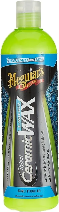 Meguiar's G200416EU Hybrid Ceramic Liquid Car Wax 473ml Advanced SiO2 Technology