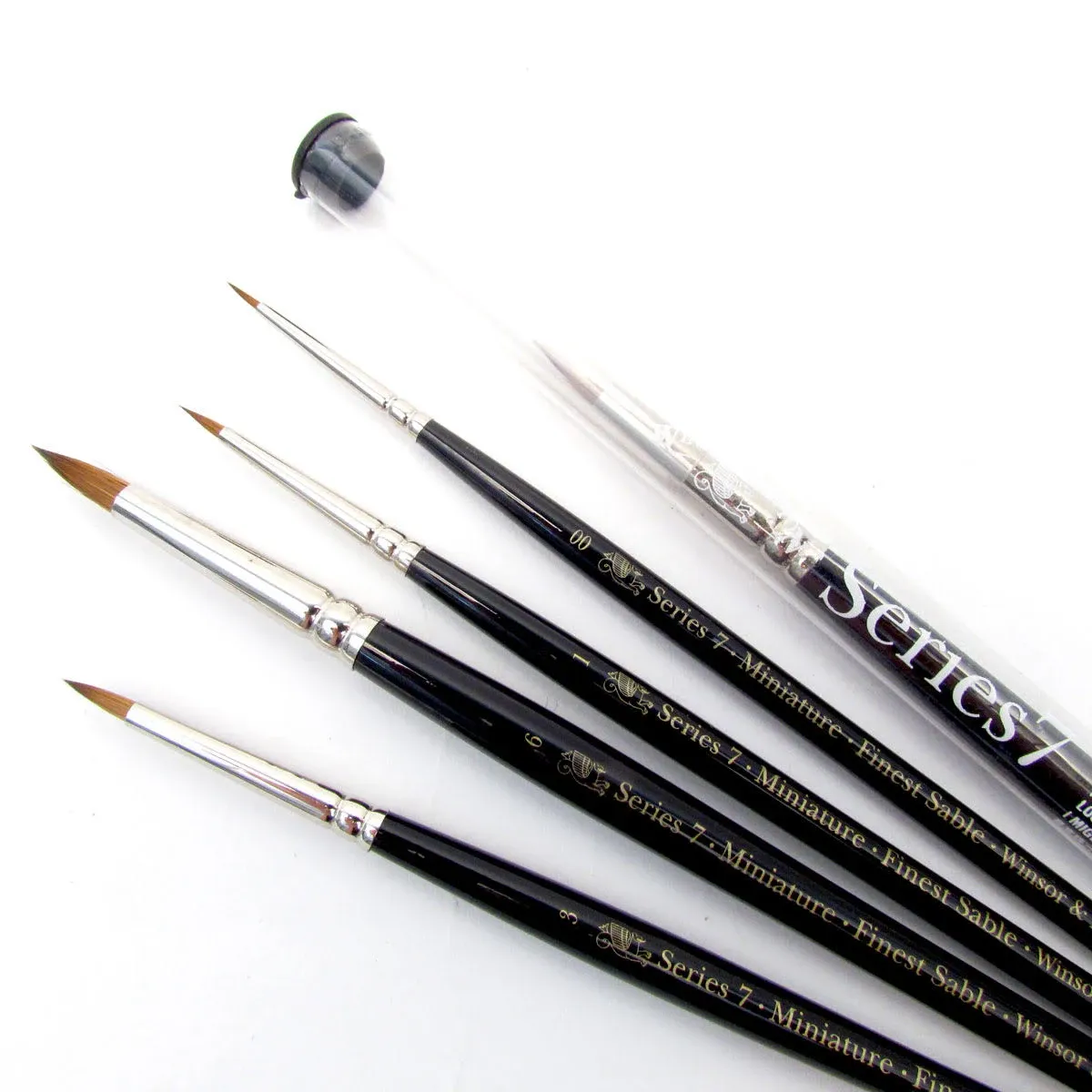 Winsor & Newton Series 7 Kolinsky Sable Brush - Miniature Round, Size 3