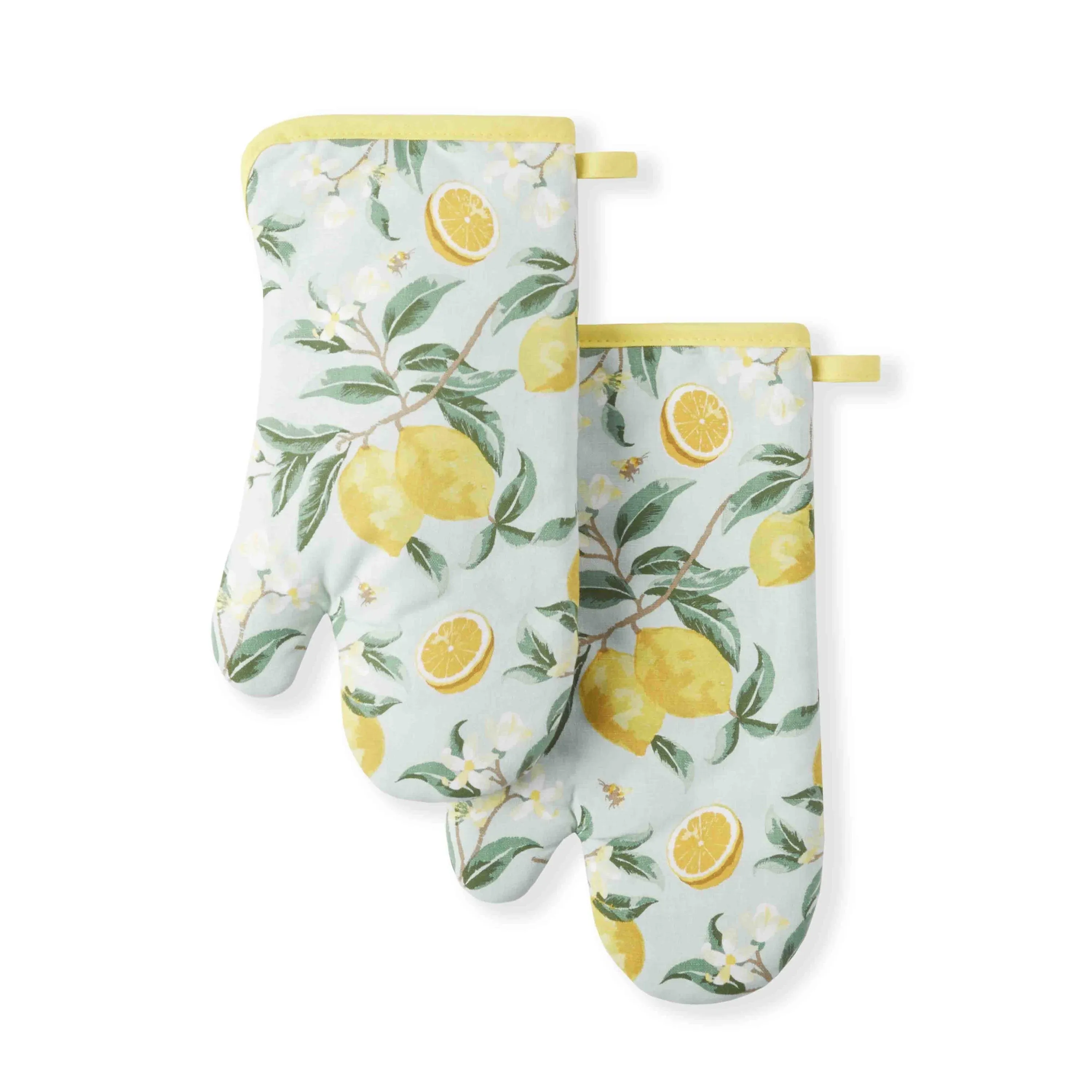 Martha Stewart Lemon Whimsy Oven Mitt 2-Pack