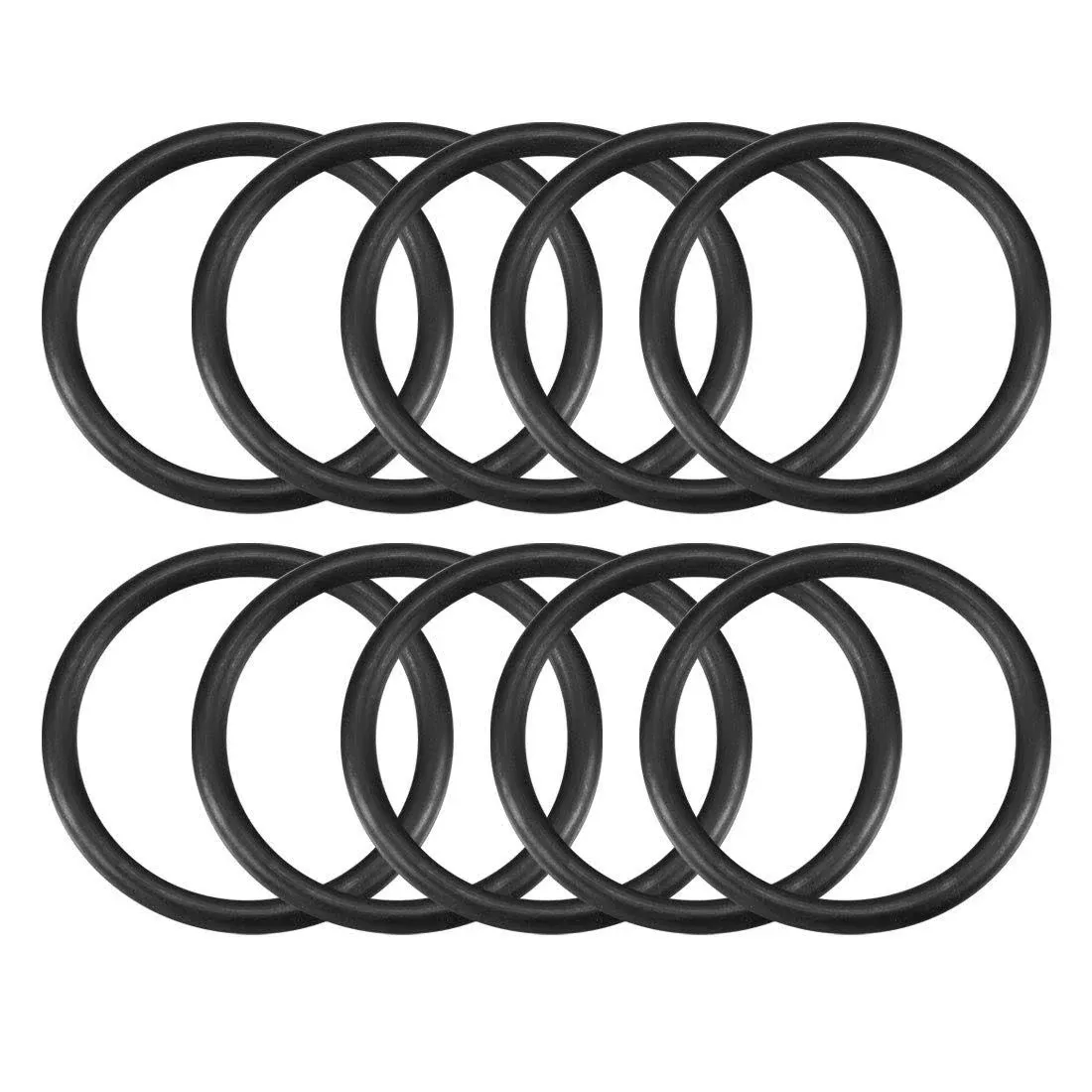 Uxcell Nitrile Rubber O-Rings 55mm OD 45mm ID 5mm Width, Metric Sealing Gasket ...