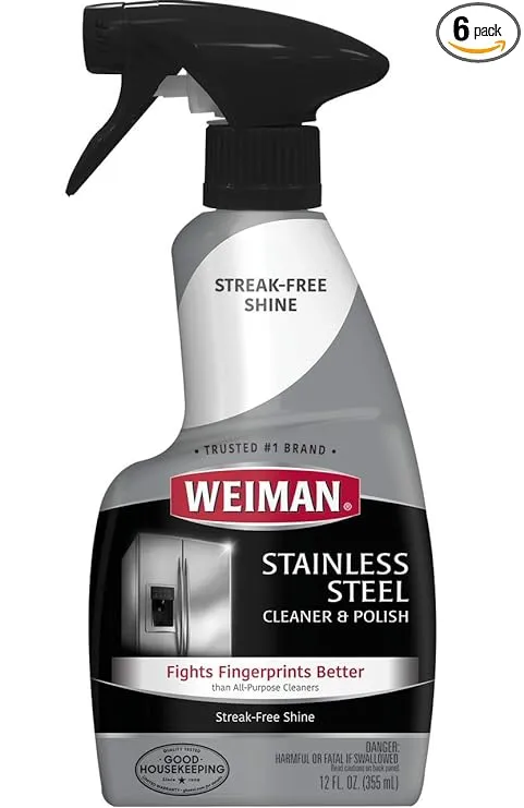 Weiman Stainless Steel Cleaner & Polish 12 fl oz - 6 Pack