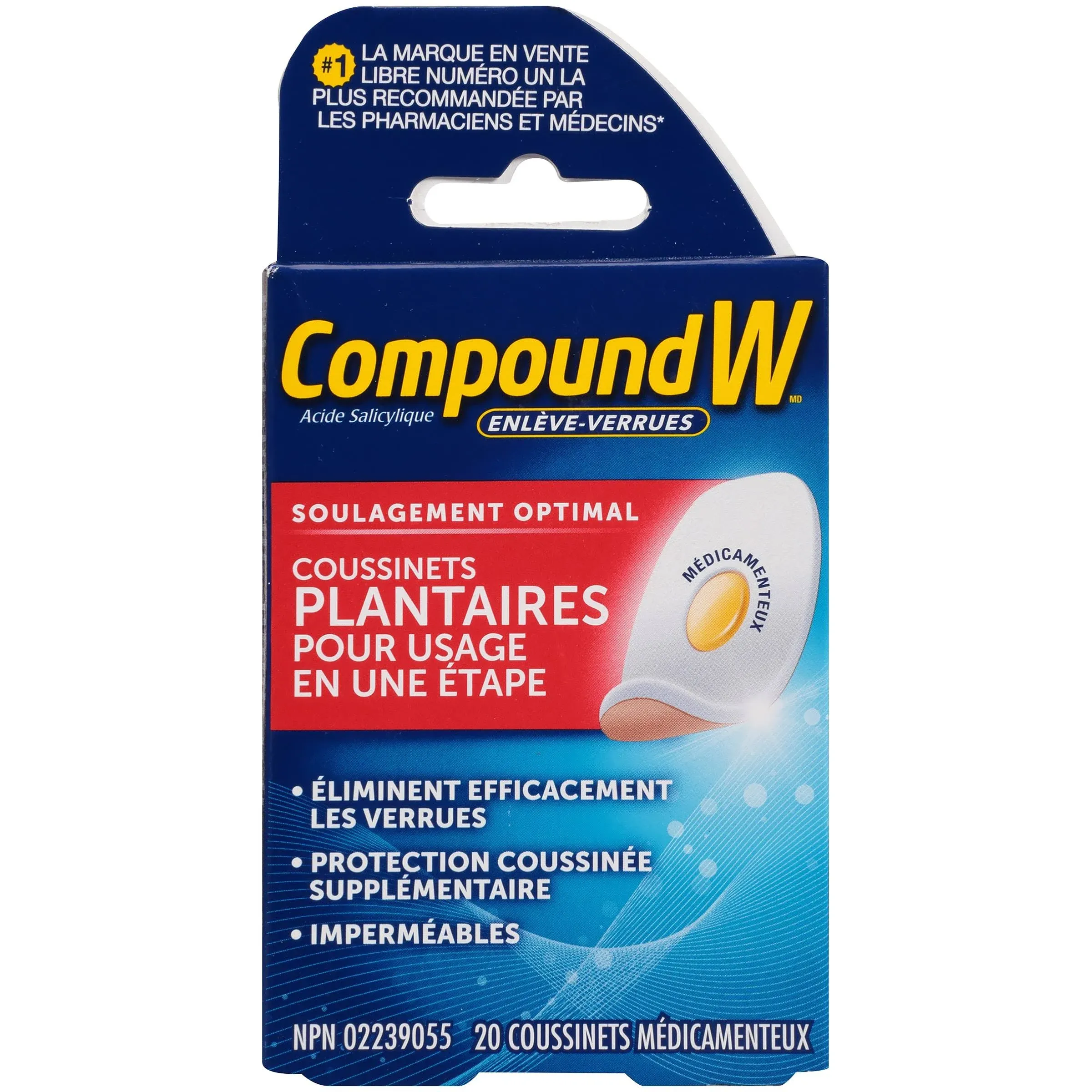 conpound W Wart remover 20 medicated pads max strength EXP 5/25