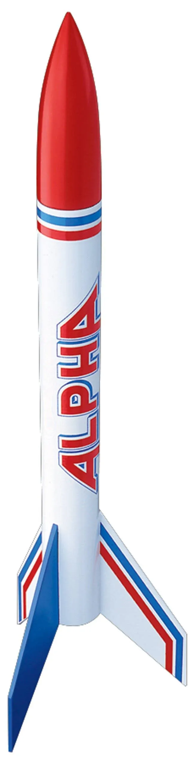 Estes-1225 Alpha Rocket, Each - White, Red and Blue