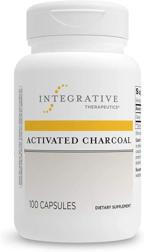 Integrative Therapeutics Activated Charcoal 100 Capsules