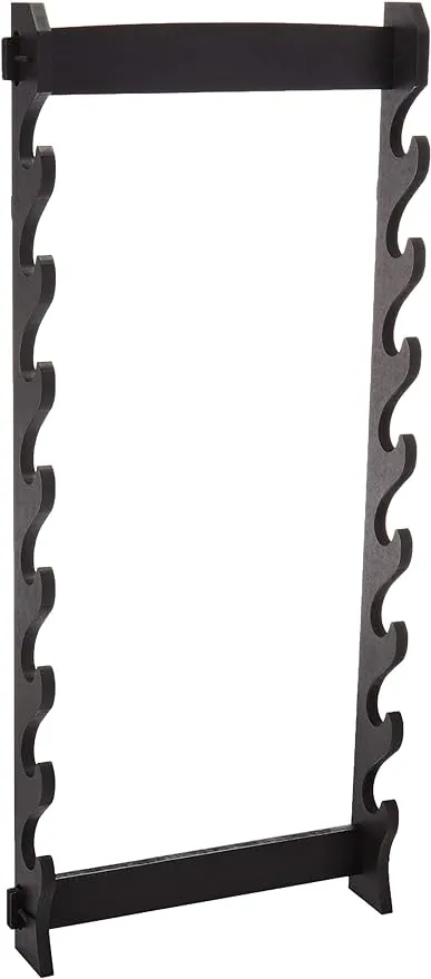 MASTER USA WS-8W 8-Tier Wall Mount Sword Stand , Black