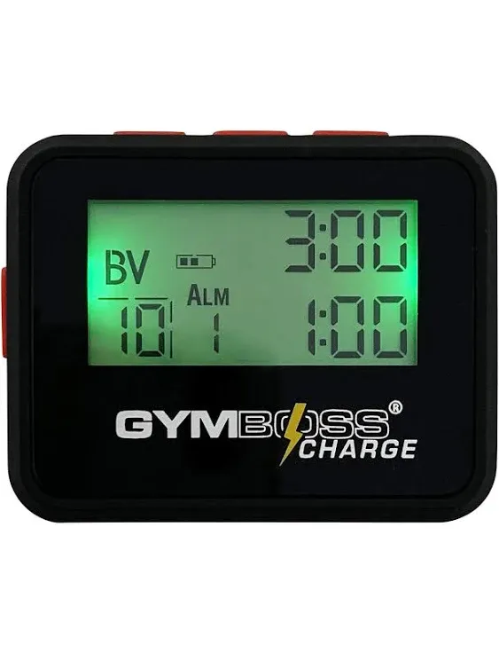 Gymboss Charge Interval Timer Stopwatch Watchstrap Bundle