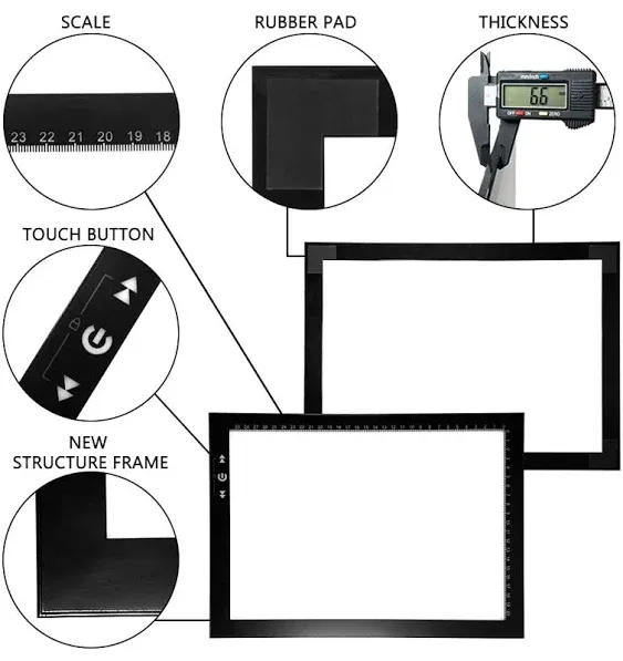 HSK A4 LED Light Box Light Pad