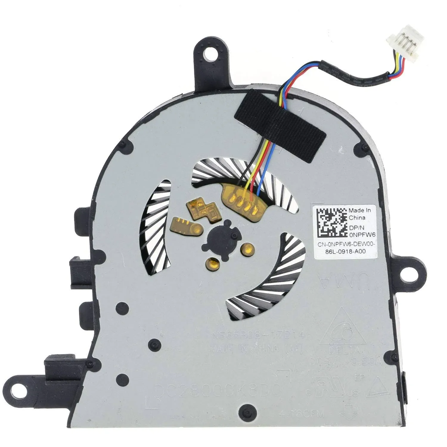 CPU Cooling Fan for Dell Latitude 3590 E3590 Inspiron 15 5570 5575 DC28000K8D0 ...