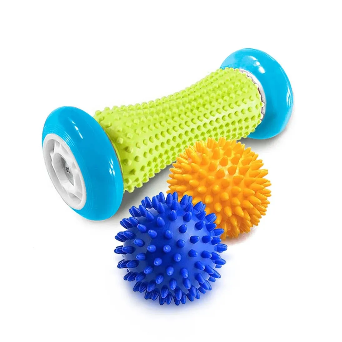 Pasnity Foot Massage Roller Spiky Ball Foot Pain Relief Massager Relieve Plantar