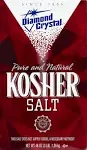 Diamond Crystal Pure and Natural Kosher Salt, 48oz Pack of 3