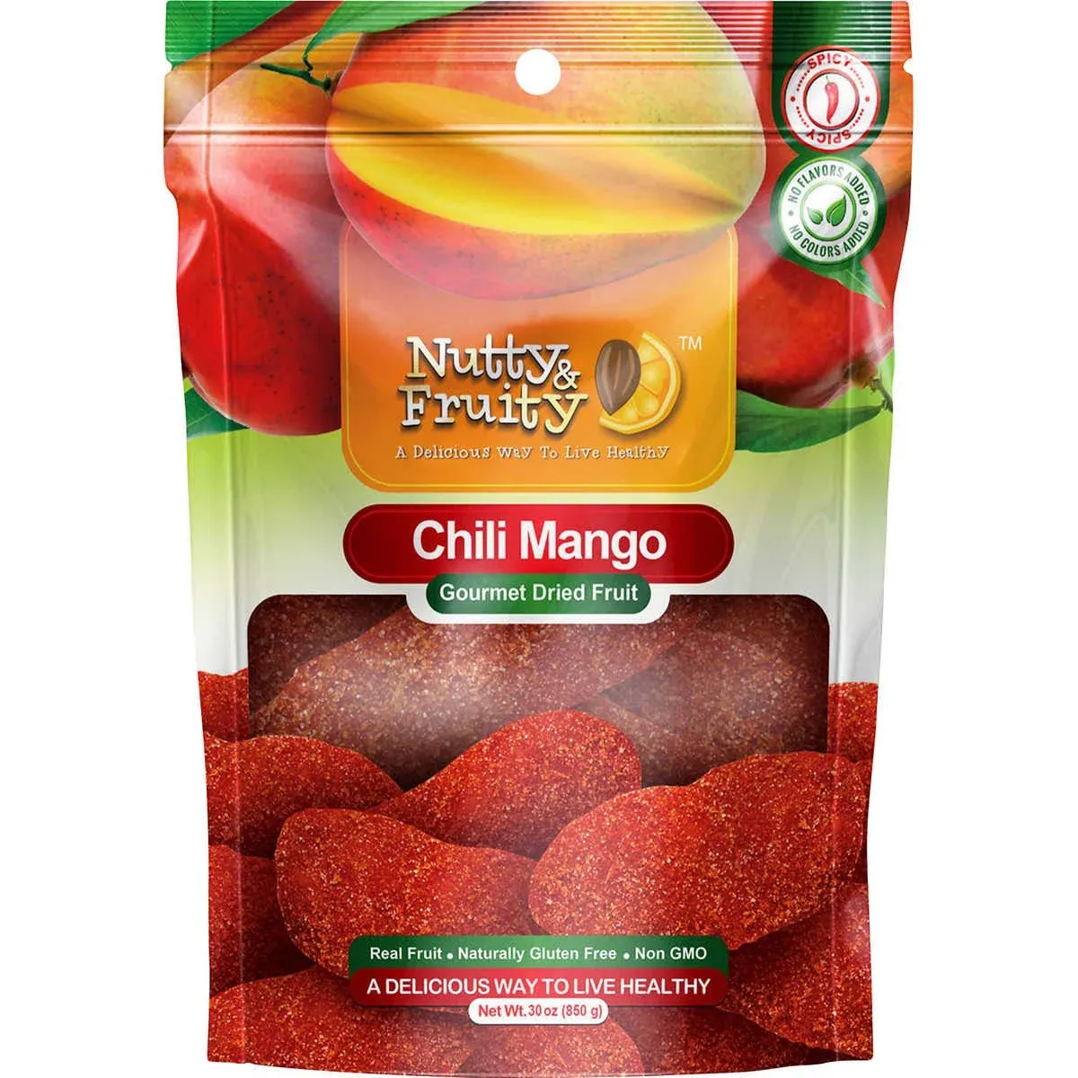 Nutty & Fruity Chili Mango Gourmet Dried Fruit 30 oz