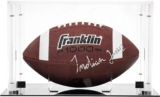 Franklin Sports Football Display Case, Translucent