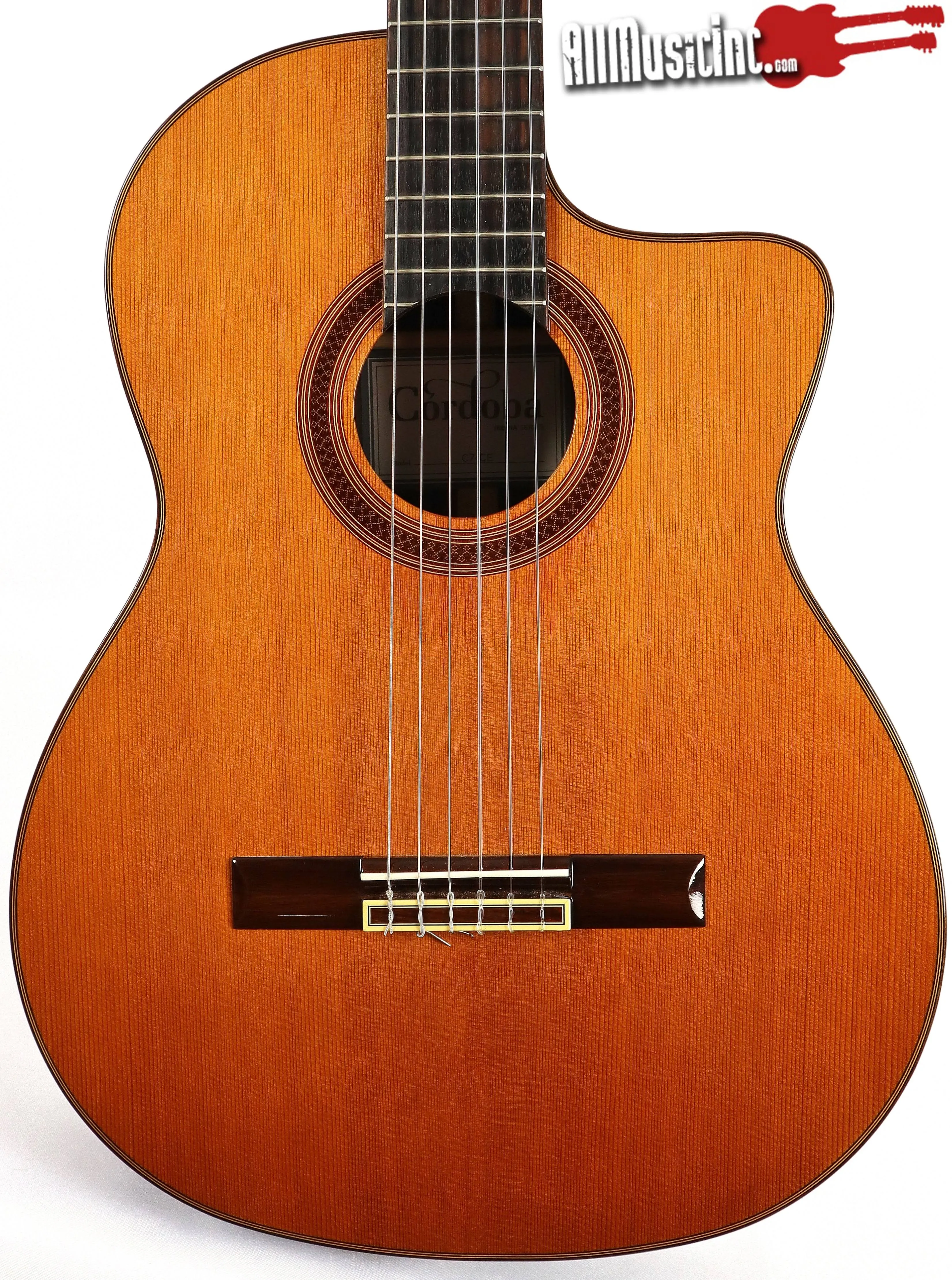 Cordoba C7-CE Nylon String Acoustic-elect<wbr/>ric Guitar - Cedar