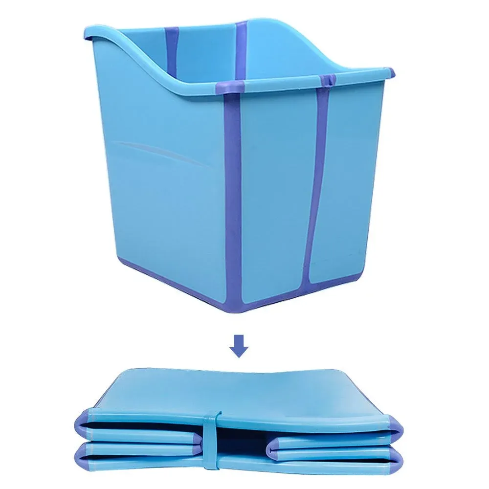 Amazing portable bath tub great for kids - MEDIUM in size and BLUE in color