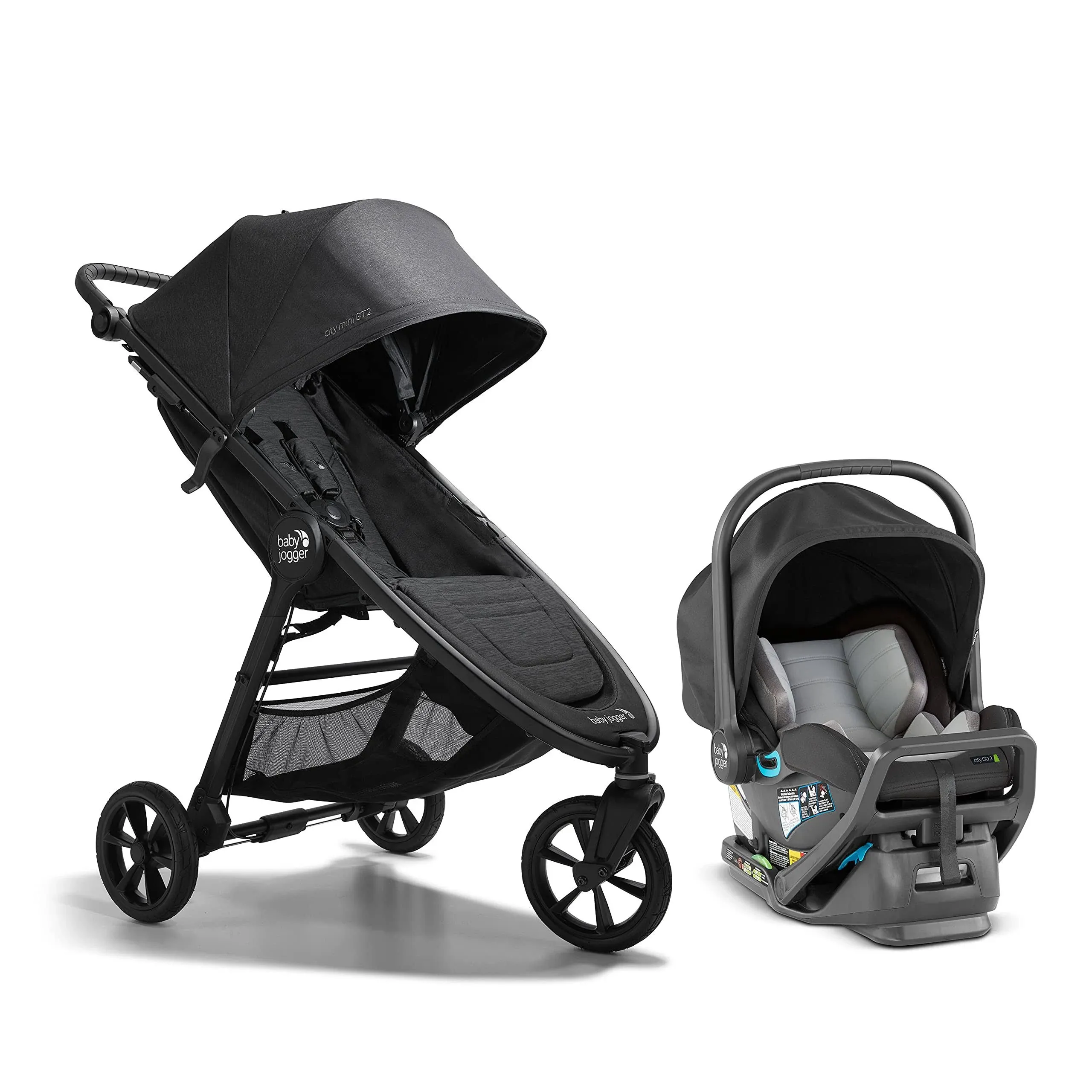 Baby Jogger City Mini GT2 Travel System, Includes City GO 2 Infant Car Seat