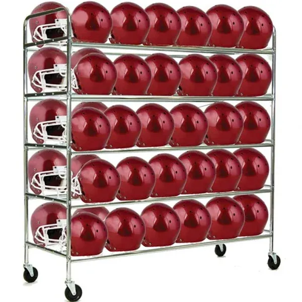 Champion Sports 60 Helmet Football Cart