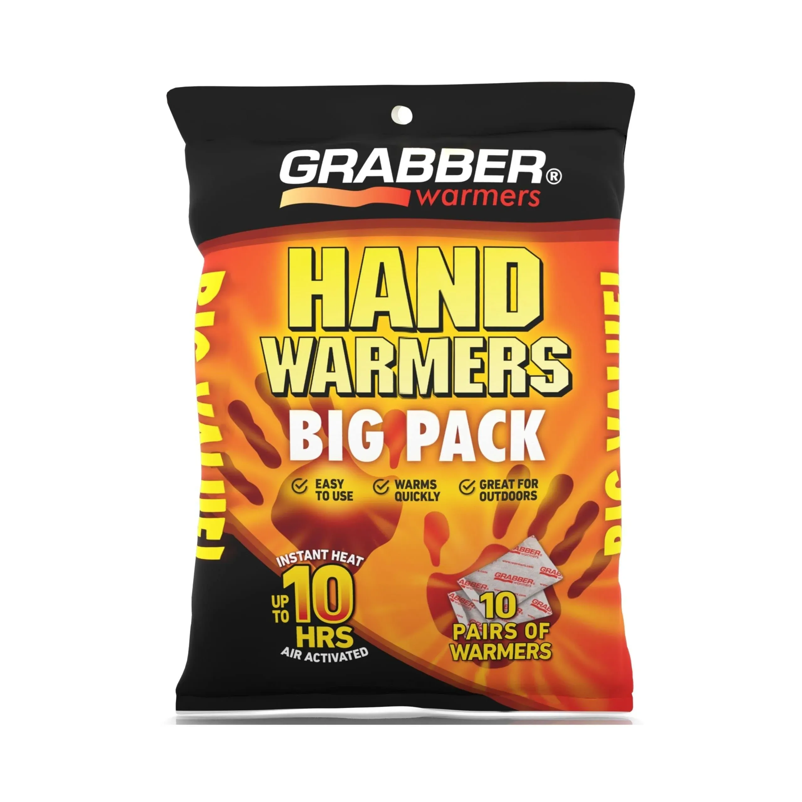 Grabber Hand Warmers - 10 Pack