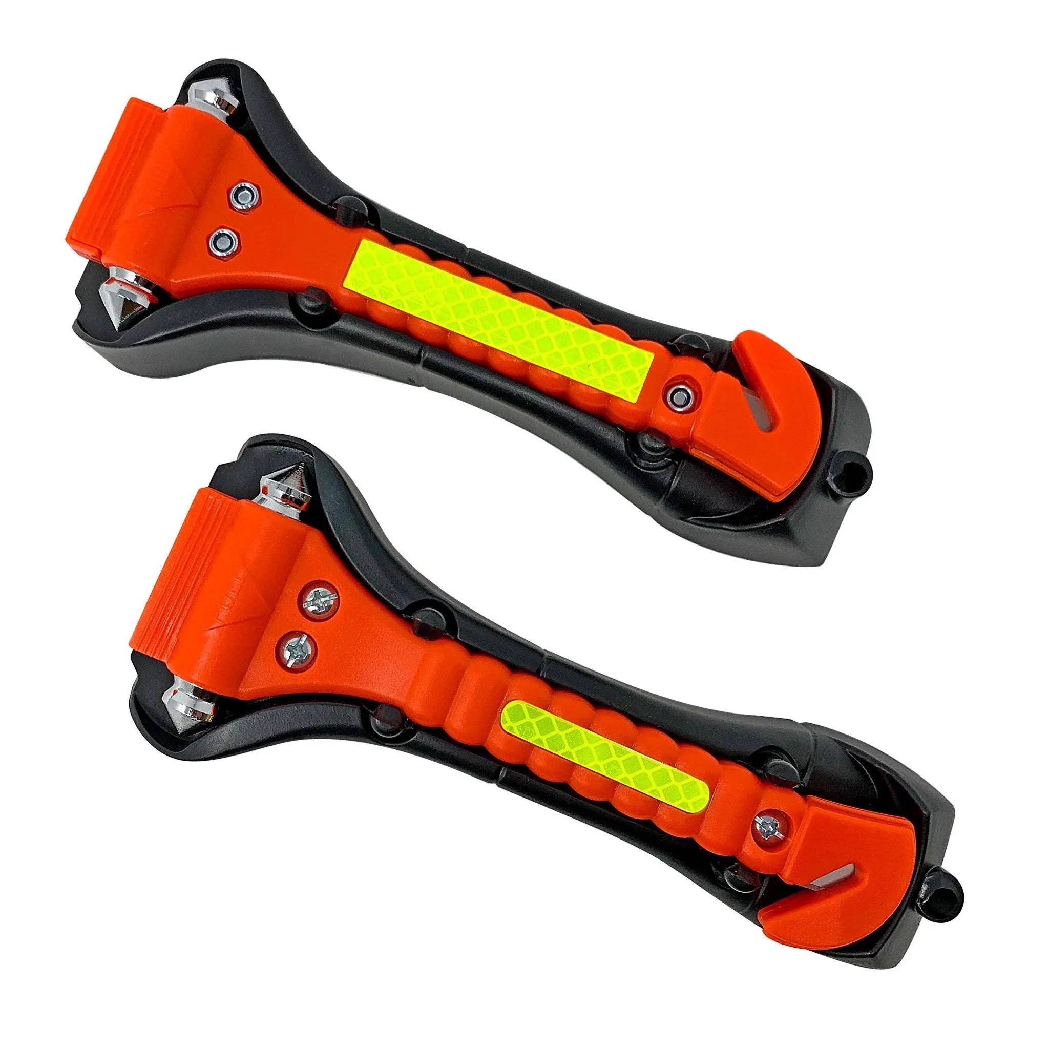 Segomo Tools 2 & 4 Pack Emergency Escape Safety Hammers with Car Window Breaker & Seat Belt Cutters