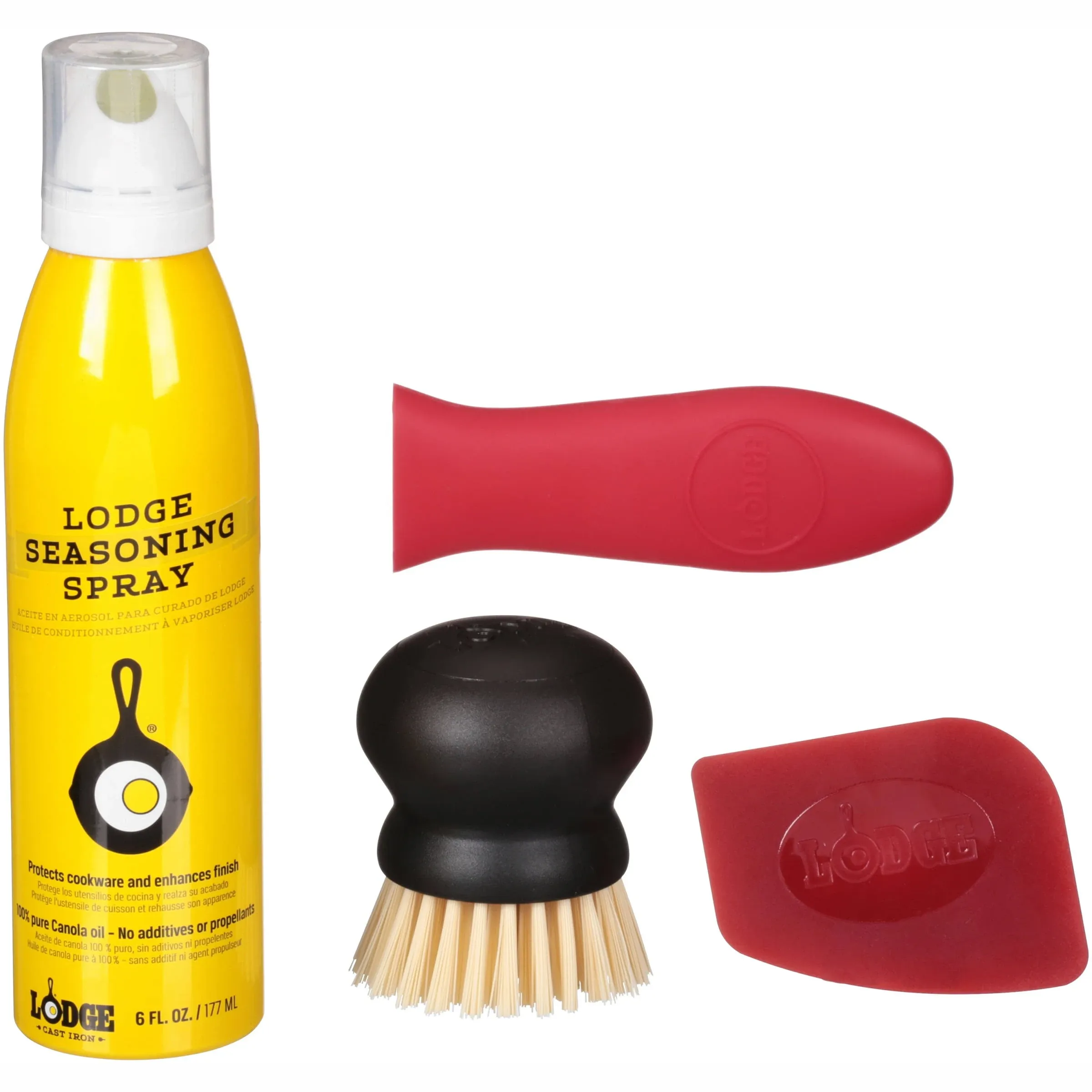 Lodge Seasoned Cast Iron Care Kit, 6 Ounce