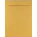 JAM Paper 9&#034; x 12&#034; Open End Catalog Envelopes Brown Kraft Manila 25/Pack (4132a)