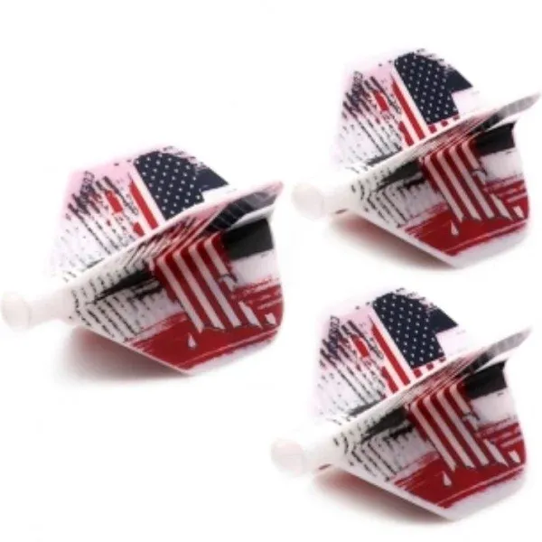 CUESOUL - Tero System AK4 - American Flag Standard Darts Flights