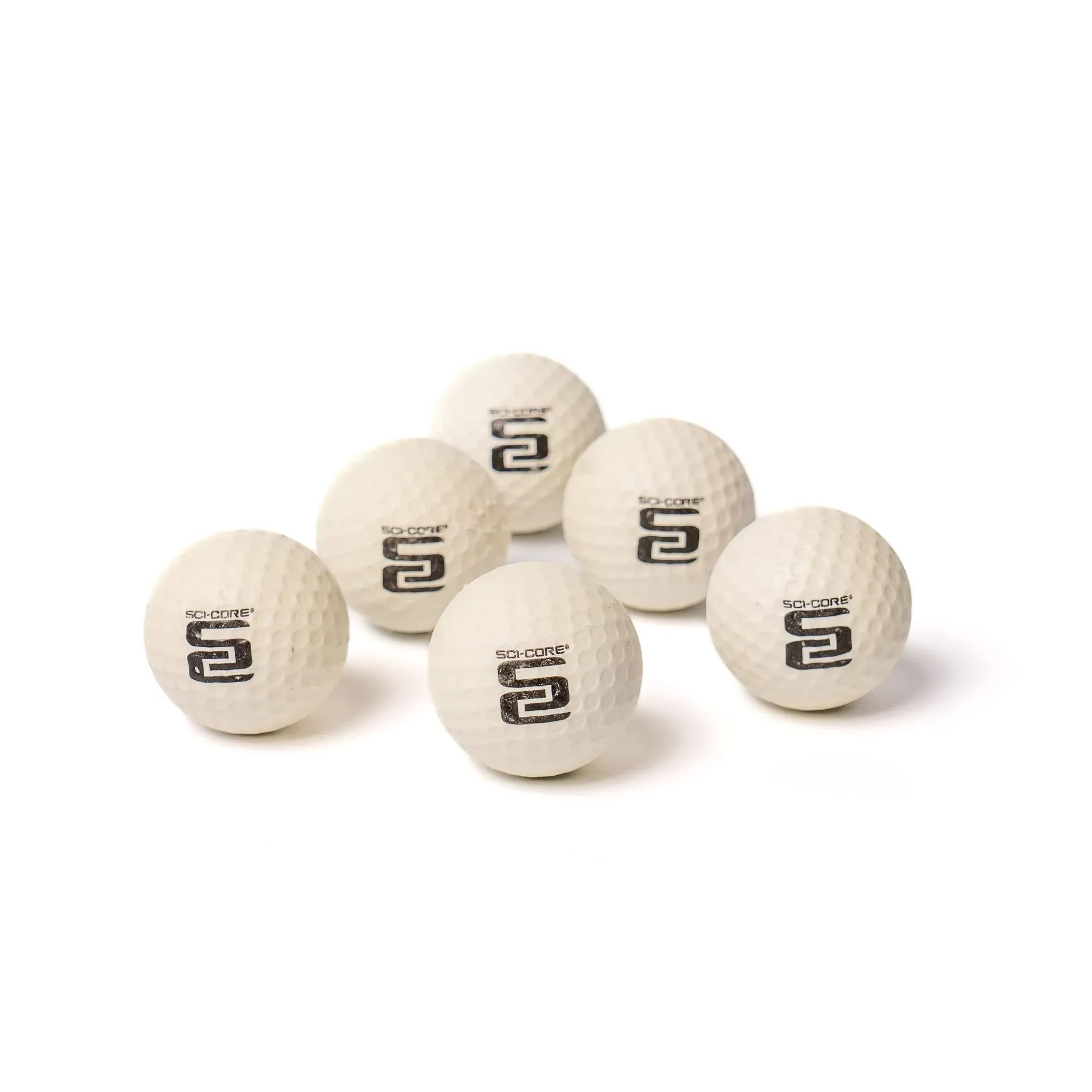 Practice Golf Balls - White &amp; Glow in The Dark White, glows the dark blue 