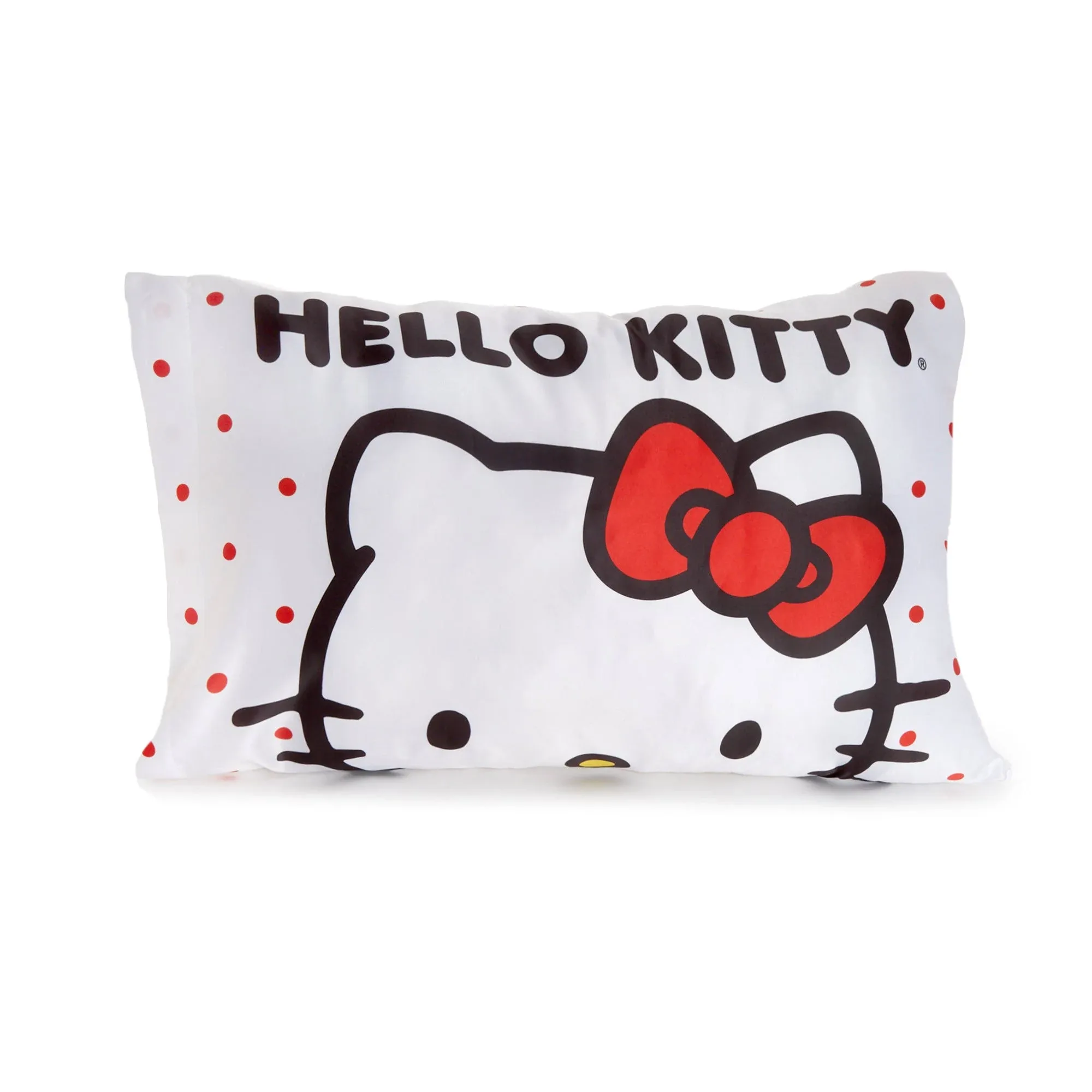 Hello Kitty Beauty Silky Satin Standard Pillowcase Cover 20x30 for Hair and Skin