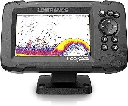 Lowrance Hook Reveal Fish finder Splitshot with Down scan Imaging & US Inland Mapping