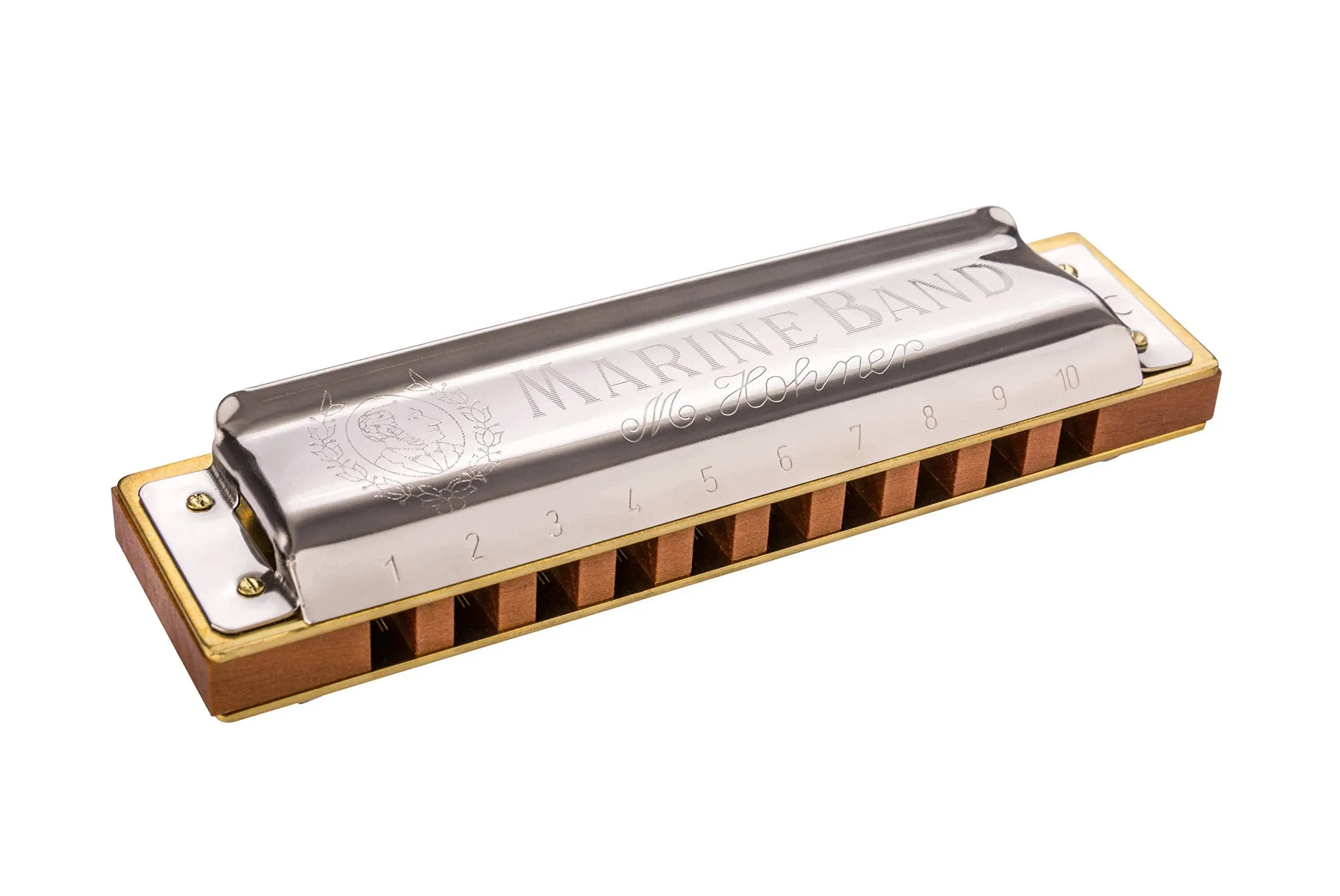 NEW HOHNER MARINE BAND 1896BX-E HARMONICA  KEY OF Eb HARP  FACTORY SEALED  CASE