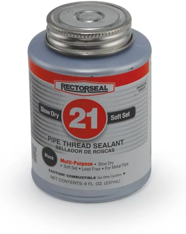 Rectorseal 28651 No.21 Black Jack 1/2pt BTC Pipe Thread