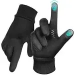 Winter Gloves for Men Women Cycling: Waterproof Gloves for Cold Weather Touchscreen Finger