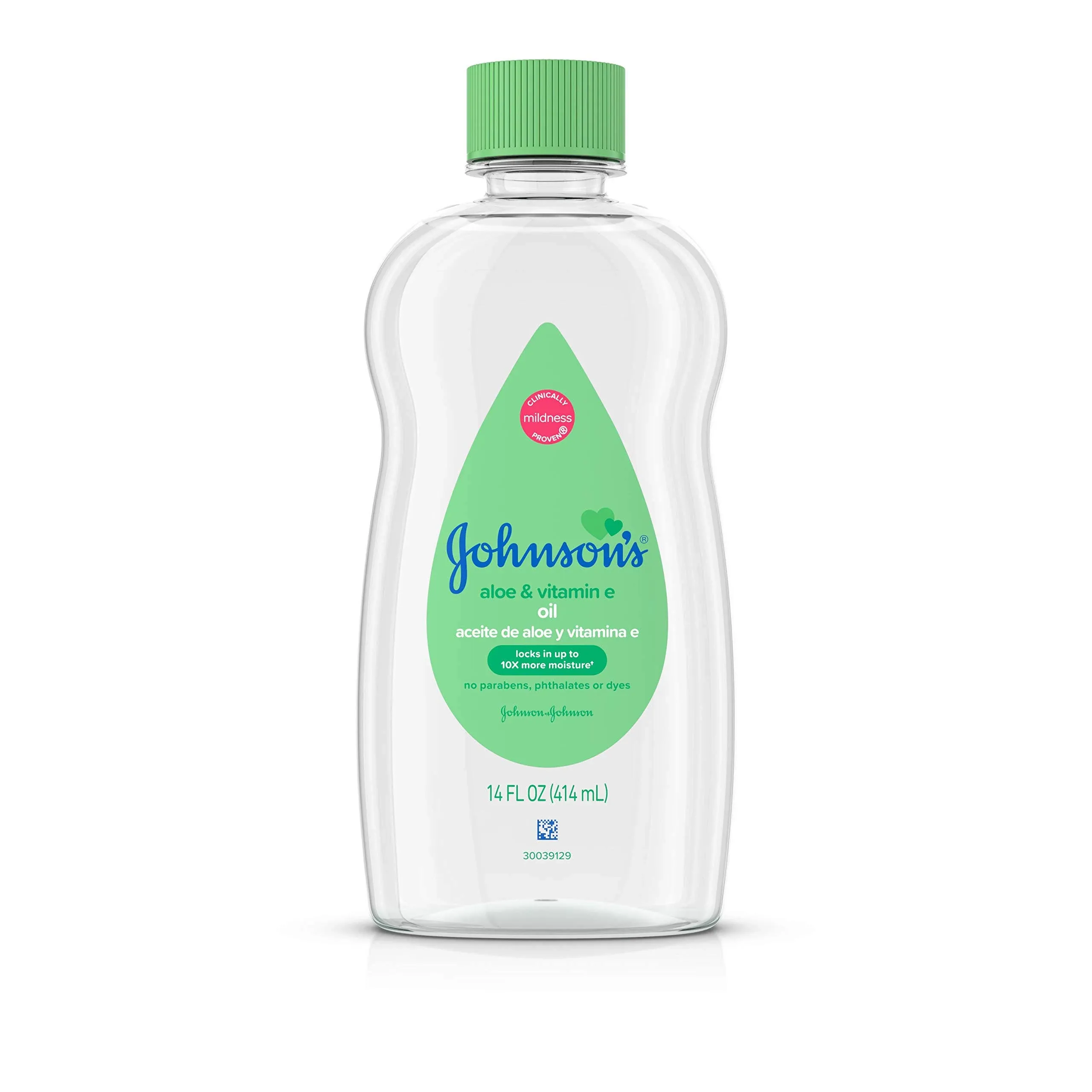 Johnson's Baby Oil Aloe Vera & Vitamin E, 20 fl oz