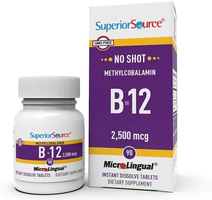 Superior Source No Shot Methylcoba Lamin B-12 Tablets