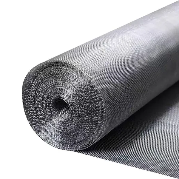 304 Stainless Steel Mesh Window Screen Roll 36" x 200" with Stab Resistant Gloves, Pet Proof Window Screen Replacement, Durable Wire Mesh Screen for Home and Office (36" x 200")