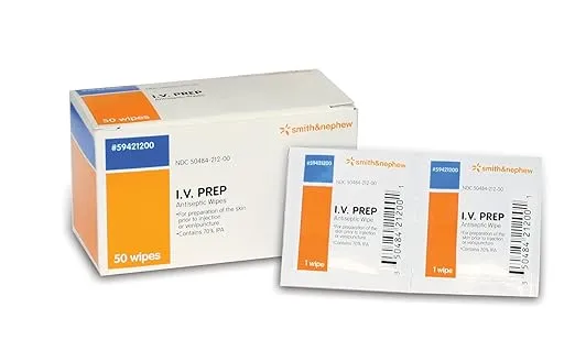 IV Prep Antiseptic Wipes