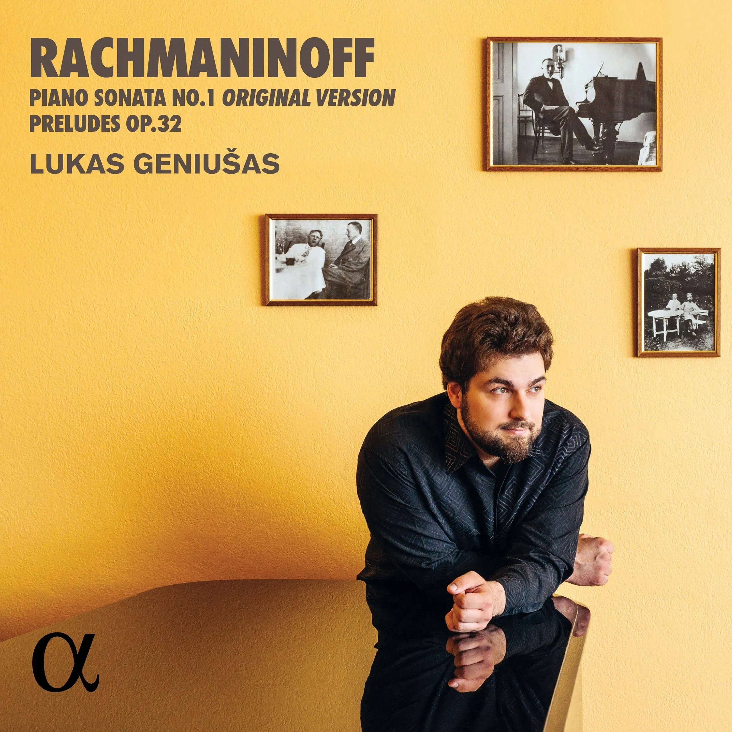 LUKAS GENIUSAS RACHMANINOFF: PIANO SONATA NO. 1 ORIGINAL VERSION; PRELUDES OP. 3