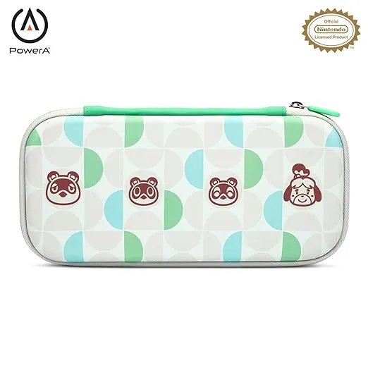 PowerA Slim Case for Nintendo Switch Systems - Animal Crossing: Neighbors, Protective Case, Gaming Case, Console Case, Accessories, Storage, Officially licensed
