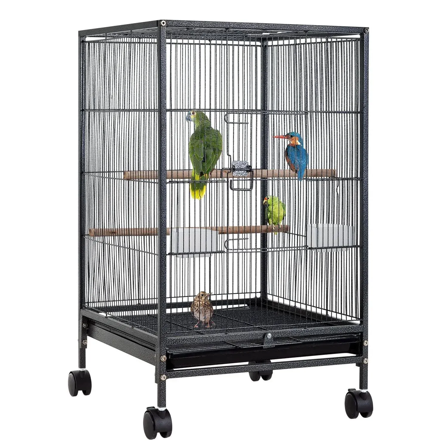 39 Inch Roof Top Large Flight Parrot Bird Cage Accessories Medium Roof Top Large