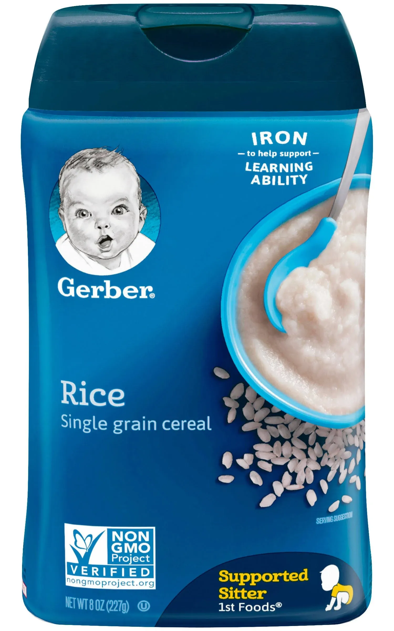 Céréales pour bébé Gerber, 1ers aliments, riz, 16 OZ (paquet de 6)