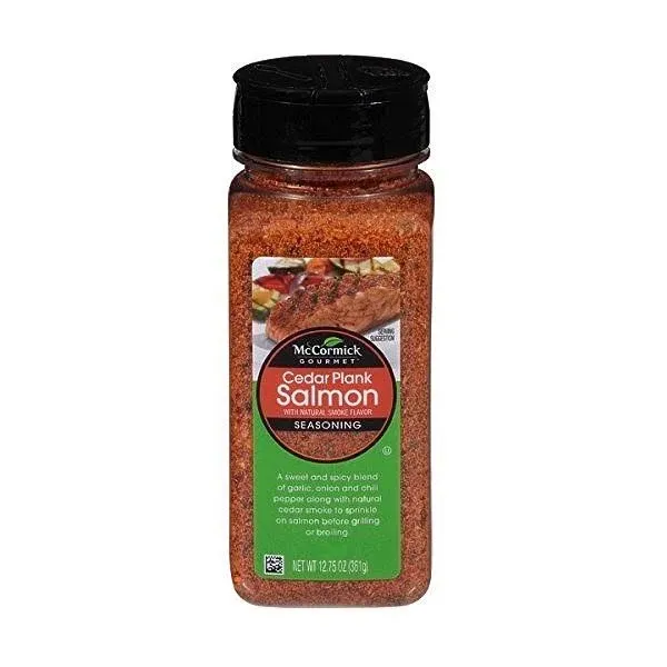 McCormick Gourmet Cedar Plank Salmon Seasoning - 12.75 oz jar