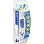 Toob 4-in-1 Refillable Travel Toothbrush Kit - Blue