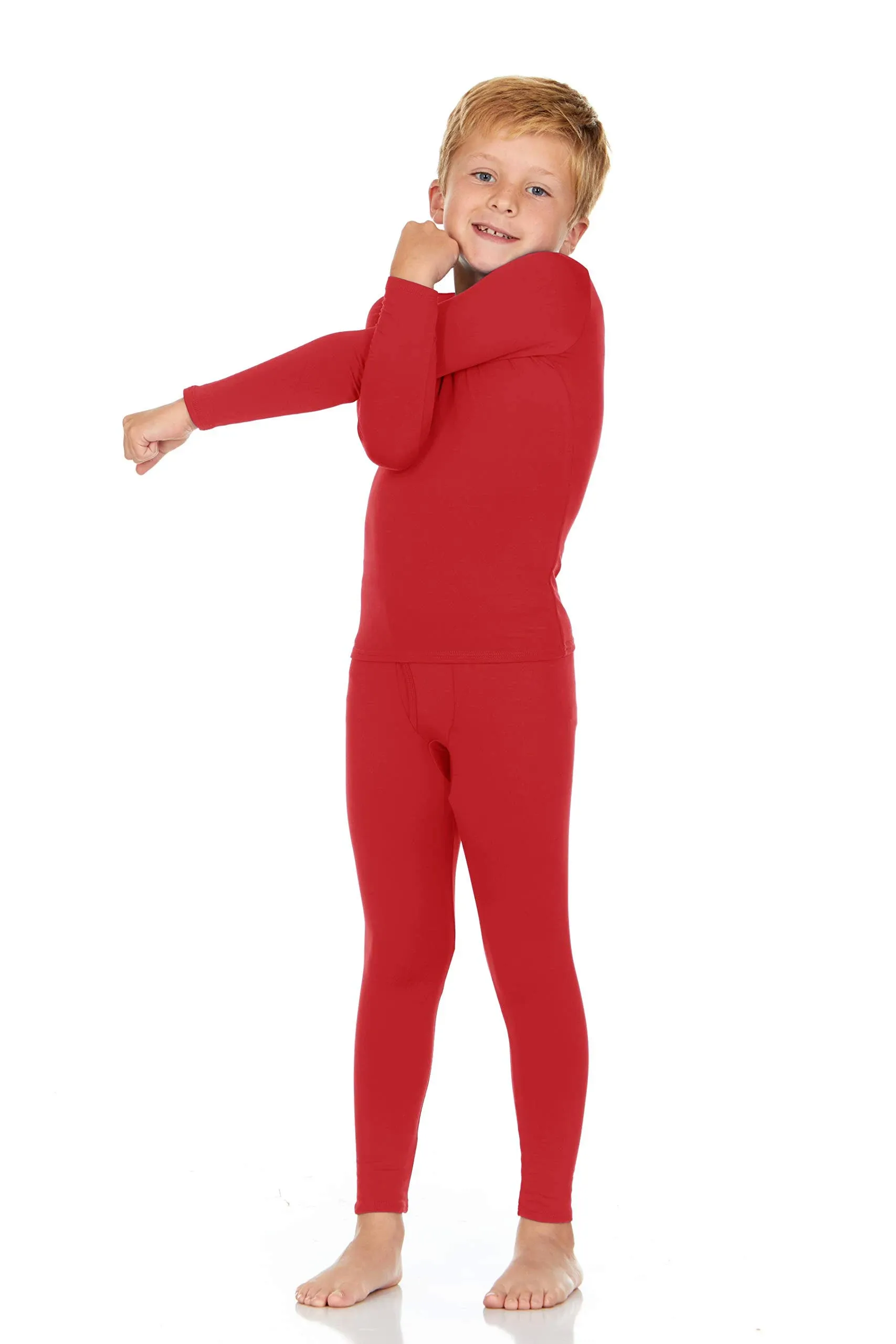 Thermajohn Boys Thermal Underwear Set for Kids Long Johns Underwear for Boys ...