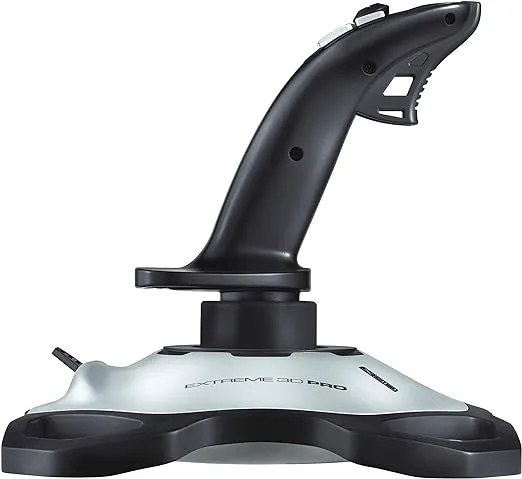 Logitech - Extreme 3D Pro Gaming Joystick - Silver/Black