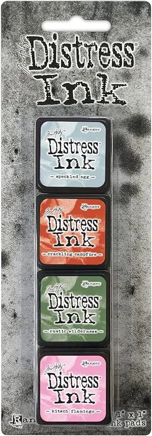 Ranger Tim Holtz-Distress Mini Ink-Kit 16, Various, 1 x 1 inches, TDPK76339