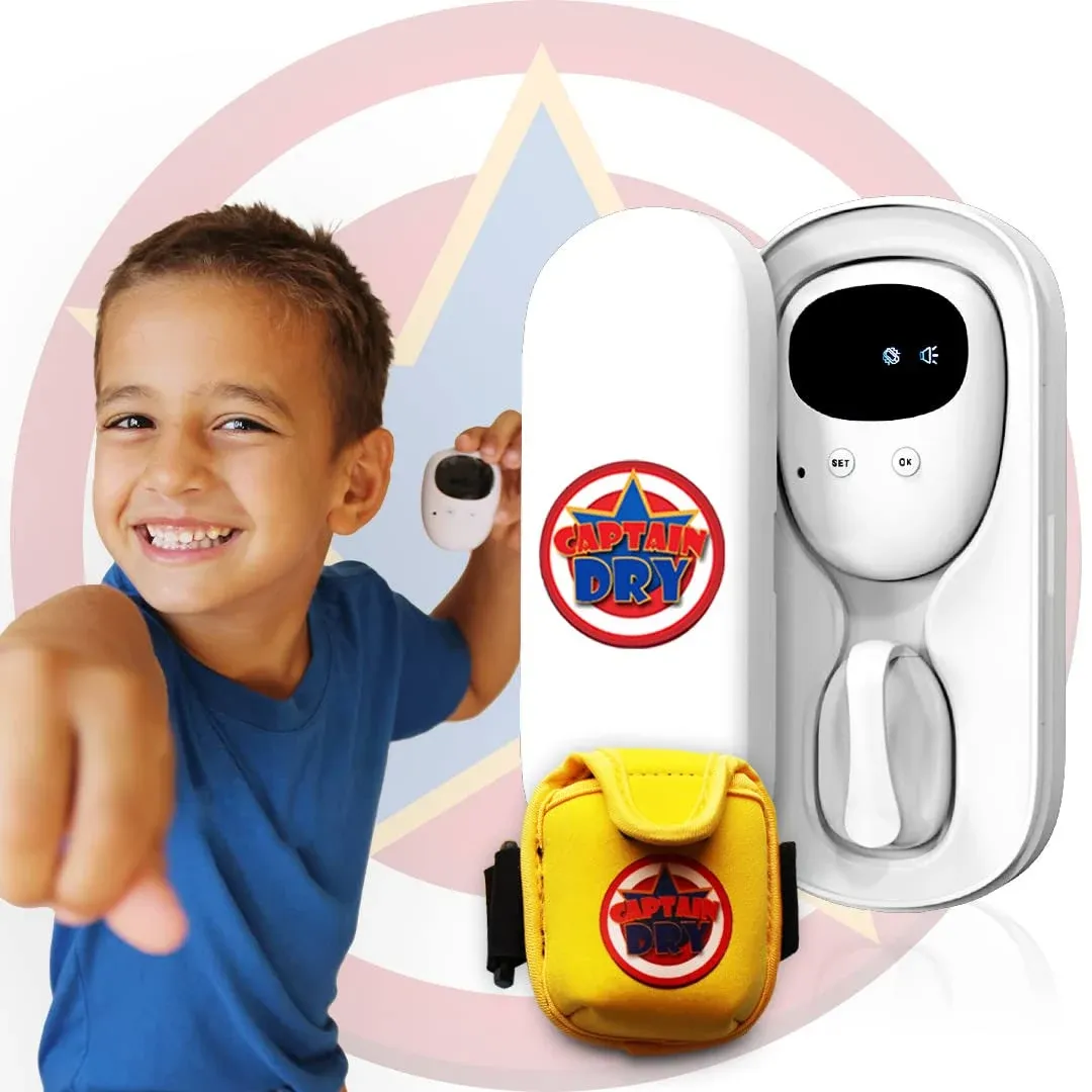 Wireless Bedwetting Alarm for Kids Includes Armband Rechargeable for Deep Sleepers Boys and Girls Move Turn Around During Sleep Kids Older Children Loud Sound Clinically Proven System