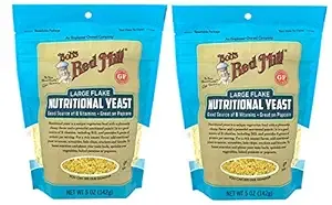 2pk Bob&#039;s Red Mill Gluten Free Large Flake Nutritional Yeast 5oz Bags